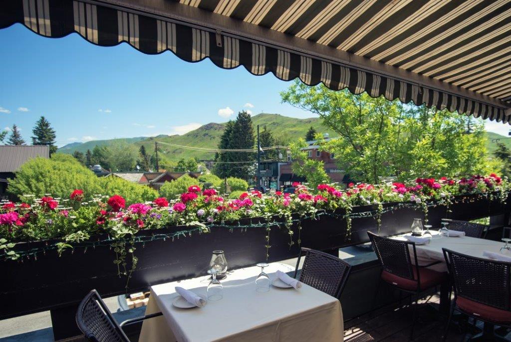 Summer Deck at Sawtooth Club in Ketchum, Idaho